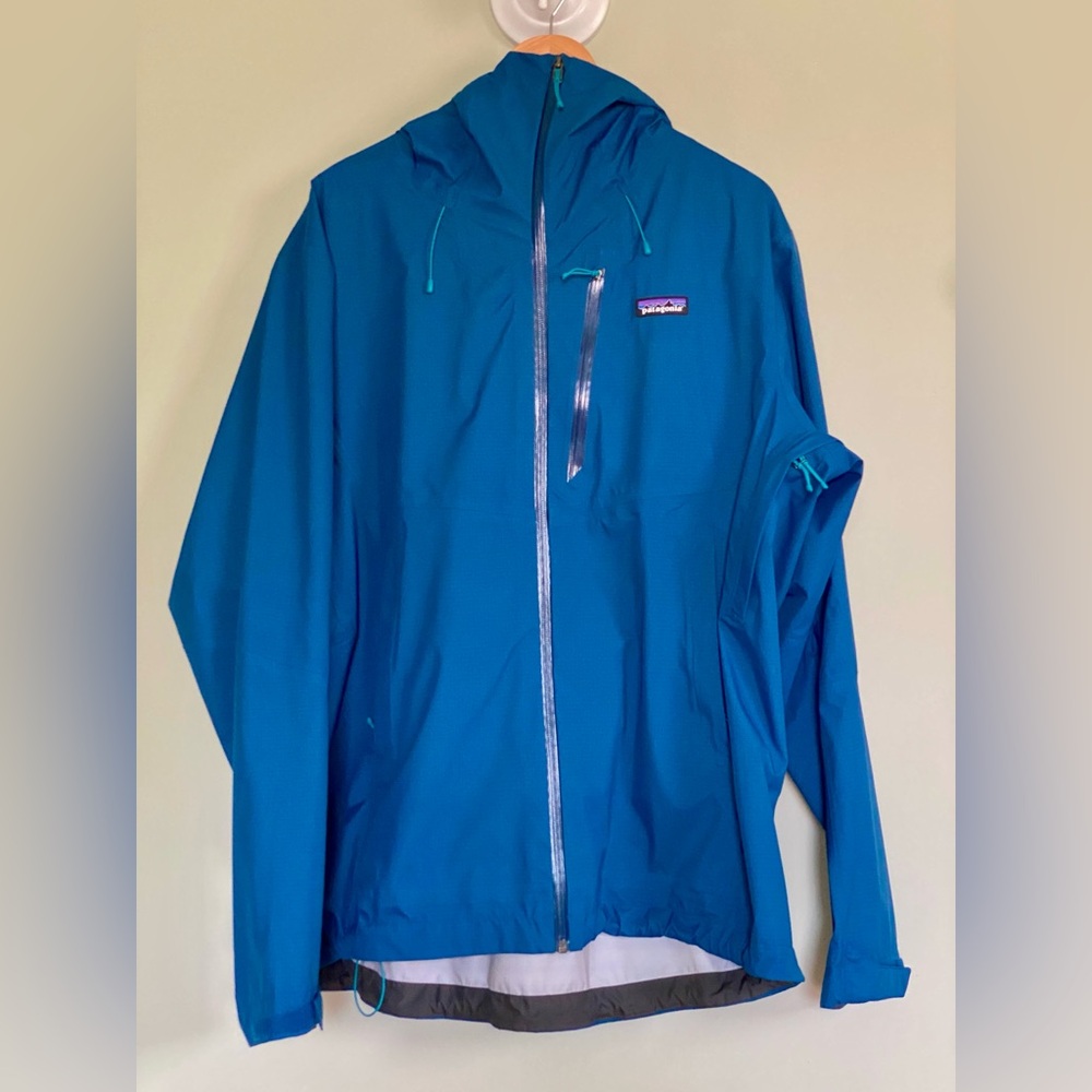 Patagonia Granite Crest 3L Rain Jacket Mens XL Lagom Blue